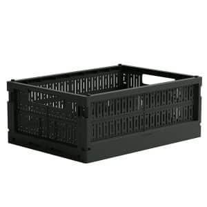 Made Crate Foldekasse - Midi - 33x24x13 cm - Washed Black Sweate