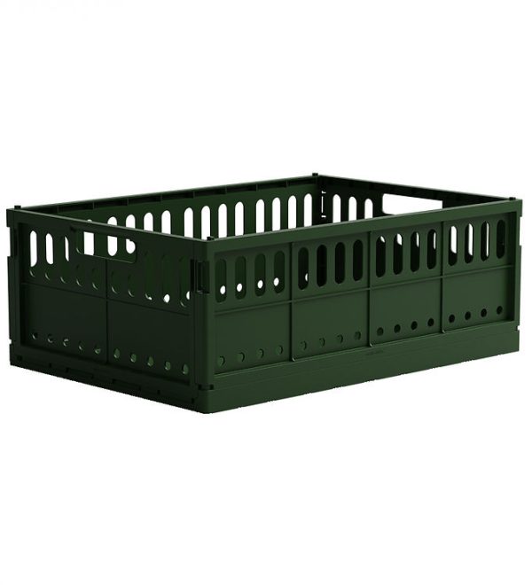 Made Crate Foldekasse - Maxi - 48x33x17,5 cm - Racing Green