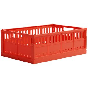 Made Crate Foldekasse - Maxi - 48x33x17,5 cm - So Bright Red