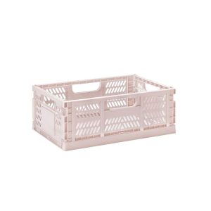 3 Sprouts - Modern Folding Crate Large Pink