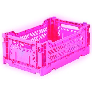 Aykasa Foldekasse - 27x17x11 cm - Mini - Neon Pink