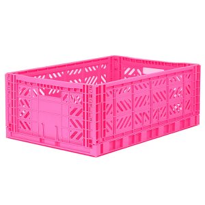 Aykasa Foldekasse - 60x40x22 cm - Maxi - Neon Pink