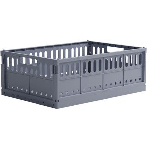 Made Crate Foldekasse - Maxi - 48x33x17,5 cm - Blue Grey