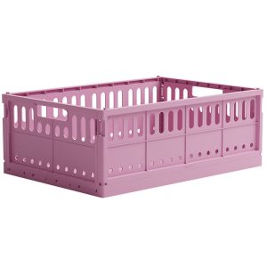 Made Crate Foldekasse - Maxi - 48x33x17,5 cm - Soft Fuchsia