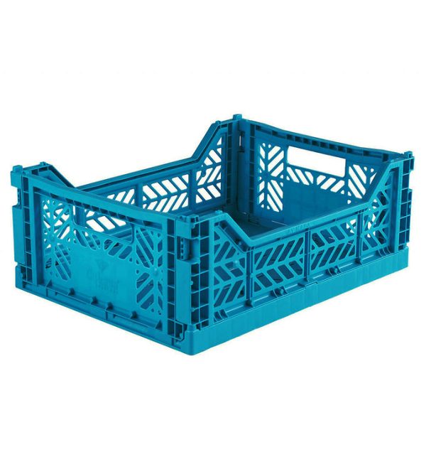 Aykasa Foldekasse - 40x30x15 cm - Midi - Peacock Green