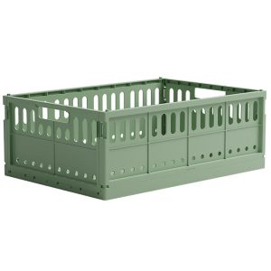 Made Crate Foldekasse - Maxi - 48x33x17,5 cm - Green Bean Green