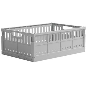 Made Crate Foldekasse - Maxi - 48x33x17,5 cm - Misty Grey