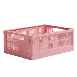 Made Crate Foldekasse - Midi - 33x24x13 cm - Candyfloss Pink
