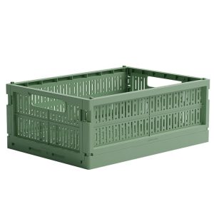 Made Crate Foldekasse - Midi - 33x24x13 cm - Green Bean Green