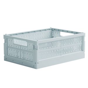 Made Crate Foldekasse - Midi - 33x24x13 cm - Ice Cube Blue