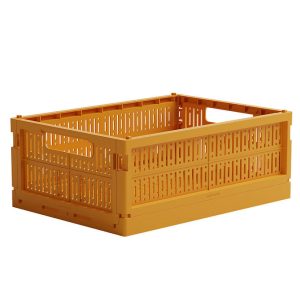 Made Crate Foldekasse - Midi - 33x24x13 cm - Mustard
