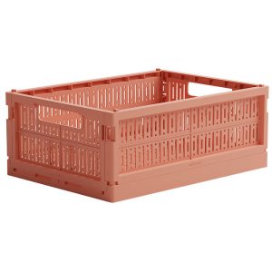 Made Crate Foldekasse - Midi - 33x24x13 cm - Peachy