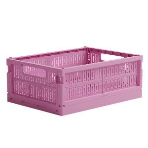 Made Crate Foldekasse - Midi - 33x24x13 cm - Soft Fuchsia