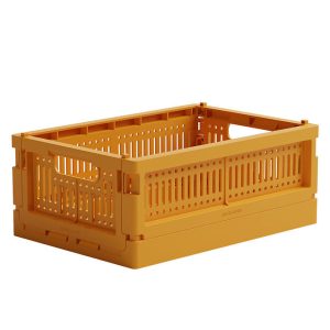 Made Crate Foldekasse - Mini - 24x17x9,5 cm - Mustard