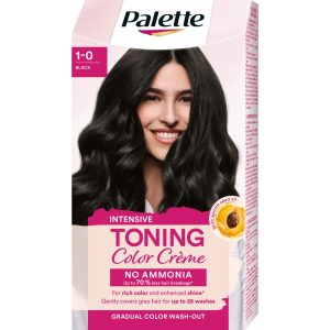 Schwarzkopf Palette Intensive Toning Color Crème 1-0 Black