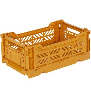 Aykasa Foldekasse - 27x17x11 cm - Mini - Mustard