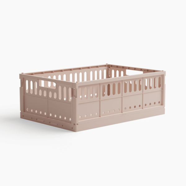 Foldekasse maxi (15 farver) - Rosa - 34cm x 48cm x 17cm - Sigrid