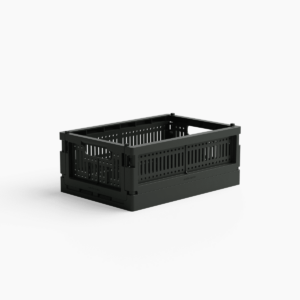 Foldekasse mini (15 farver) - Sort - 17cm x 24cm x 9,5cm - Sigrid
