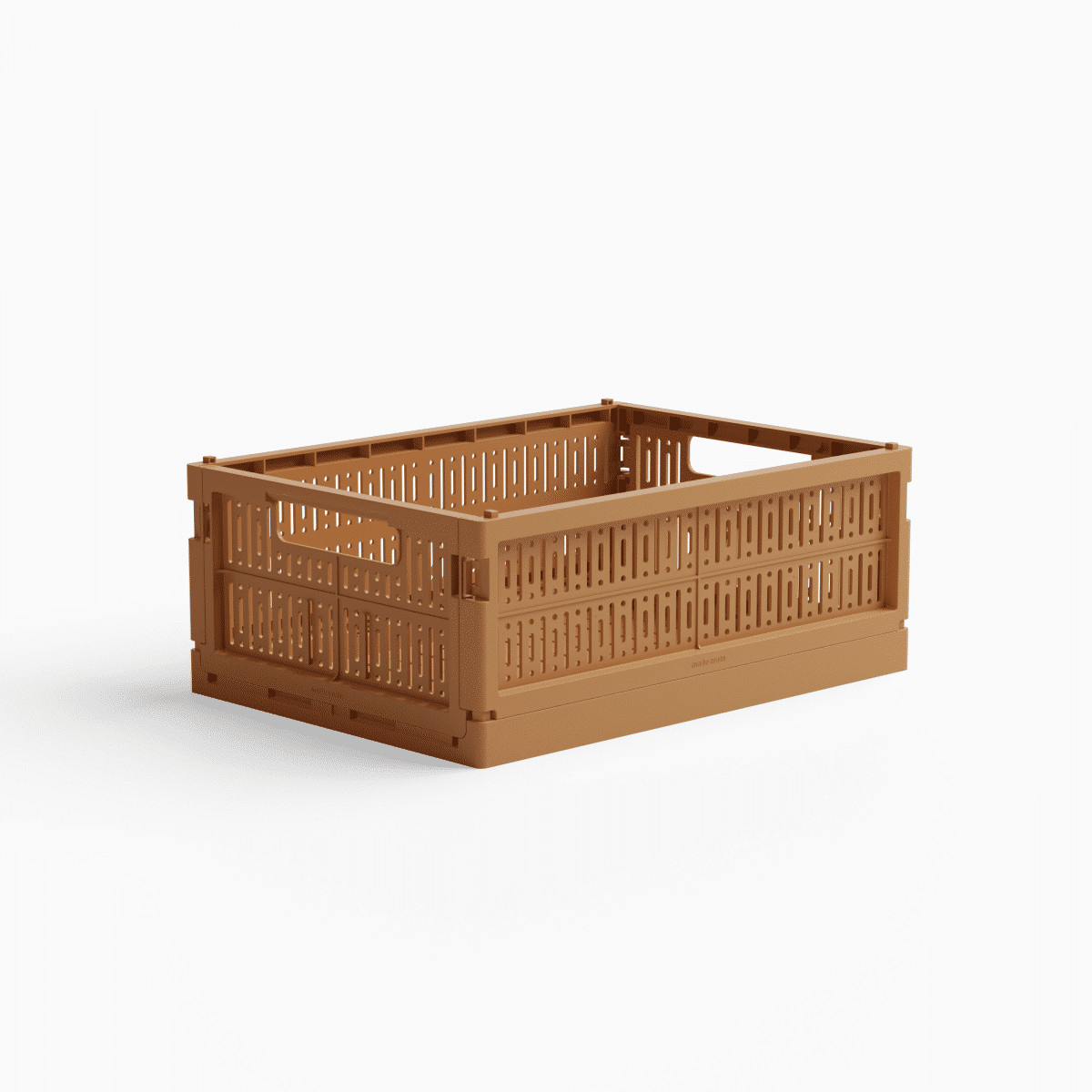 Foldekasse midi (flere varianter) Toffee Plast 24cm x 34cm x 13cm - Toffee - 24cm x 34cm x 13cm - Sigrid